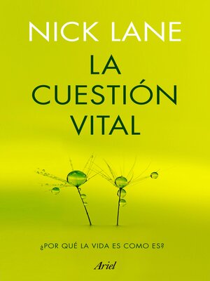 cover image of La cuestión vital